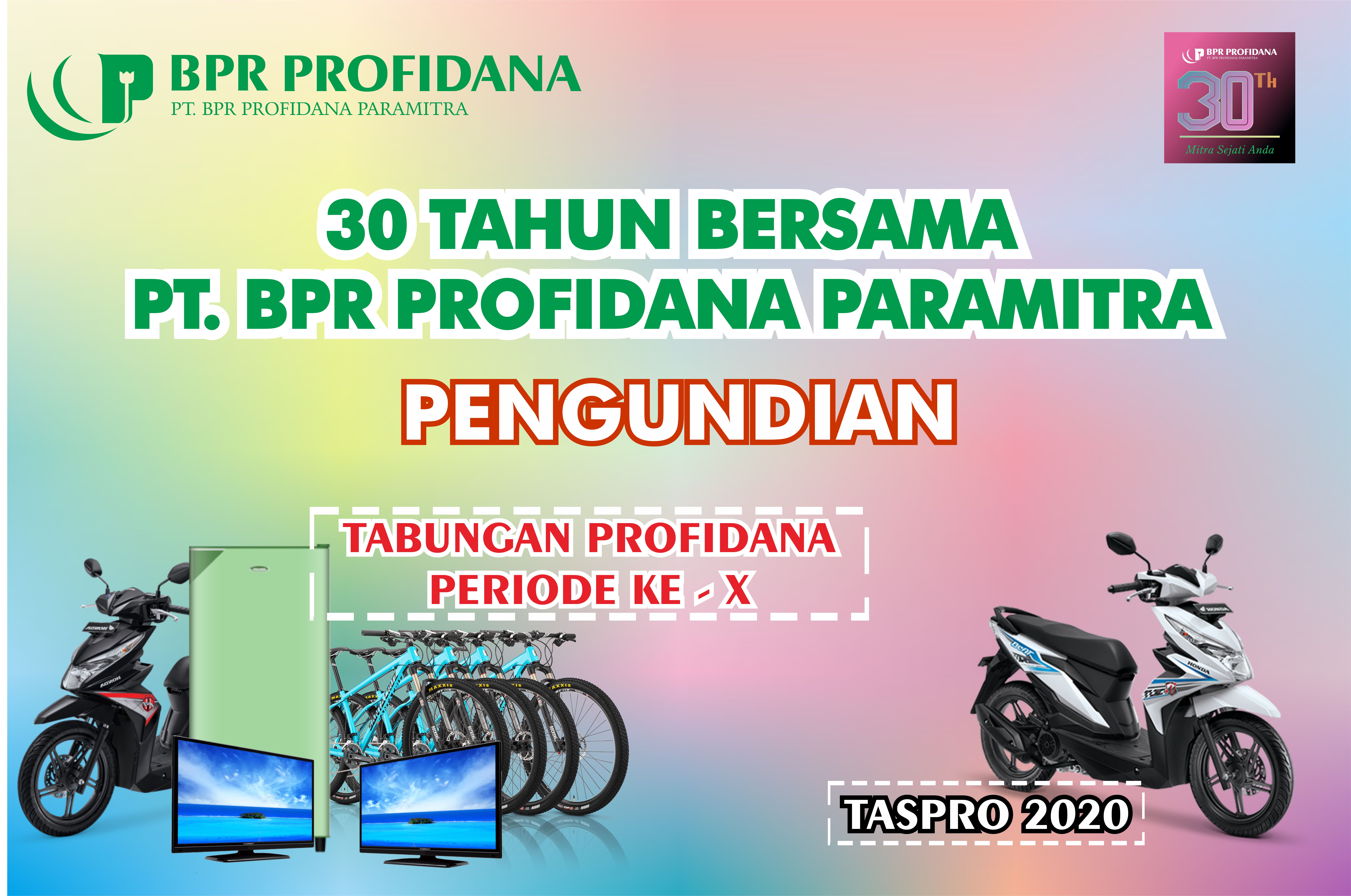 PEMENANG TABUNGAN PROFIDANA KE X & TASPRO 2020